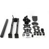 imageAmazon Basics Adjustable Dual Computer Monitor Arm Mount Holds up to 32quot Monitors BlackDual