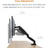 imageAmazon Basics Adjustable Dual Computer Monitor Arm Mount Holds up to 32quot Monitors BlackSingle