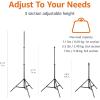 imageAmazon Basics Aluminum Light Photography Tripod Stand with Case  Pack of 2 28  67 Feet 366 Pounds Black1Pack