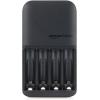 imageAmazon Basics Battery Charger for Rechargeable AA and AAA NiMh Batteries  NA Plug 4Bay Black