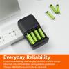 imageAmazon Basics Battery Charger for Rechargeable AA and AAA NiMh Batteries  NA Plug 4Bay Black