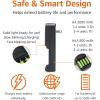 imageAmazon Basics Battery Charger for Rechargeable AA and AAA NiMh Batteries  NA Plug 4Bay Black