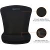 imageAmazon Basics Irregular Ergonomic Gel Computer Mouse Pad with Wrist Rest for Pain Relief 20 x 25 cm Black
