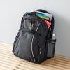 imageAmazon Basics Laptop Backpack for School Work Travel Fits Up to 17inch Laptops Binders Black