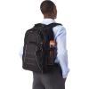 imageAmazon Basics Laptop Backpack for School Work Travel Fits Up to 17inch Laptops Binders Black