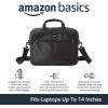 imageAmazon Basics Laptop Carrying Case Shoulder Strap 173 inch Black14 Inch