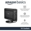 imageAmazon Basics Line Interactive UPS 1000VA 550W Surge Protector with Battery Backup Uninterruptible Battery Power Supply 9 Outlets BlackLine Interactive