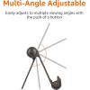 imageAmazon Basics MultiAngle Portable Stand for iPad Tablet Ereader and Phone  BlackBlack