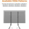 imageAmazon Basics Universal TV Stand Black  Height Adjustable up to 77 inch Compatible with soundbars Hold up to 80 lbs