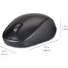 imageAmazon Basics Wireless Keyboard and Mouse Combo FullSized QWERTY Layout 24 GHz USB Receiver Black