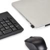 imageAmazon Basics Wireless Keyboard and Mouse Combo FullSized QWERTY Layout 24 GHz USB Receiver Black