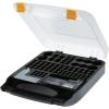 imageAmazon Basics Battery Organizer with Tester and Handle Holds 110 Batteries Wall Mountable ClearBlack
