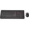 imageAmazon Basics FullSized Wireless Computer Keyboard and Mouse Combo QWERTY Layout 24 GHz USB Receiver Black Pack of 10