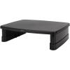 imageAmazon Basics Height Adjustable Rectangular Computer Monitor Riser Desk Stand with Storage for Reduced Neck Strain  Fits Monitors Laptops Up to 22lbs Black1Pack