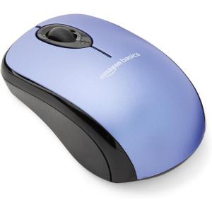 imageAmazon Basics 24 Ghz Wireless Optical Computer Mouse with USB Nano Receiver BlueBlue