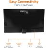 imageAmazon Basics  27 Inch IPS Monitor 75 Hz Powered with AOC Technology FHD 1080P HDMI Display Port and VGA Input VESA Compatible Builtin Speakers for Office and Home Black24Inch