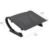 imageAmazon Basics  Adjustable Monitor Stand Laptop Riser for Desk Holds Laptops Monitors and Printers up to 22 Pounds Black