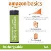 imageAmazon Basics 12Count Rechargeable AA NiMH Performance Batteries 2000 mAh Recharge up to 1000x Times PreCharged24 Count Pack of 1