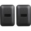 imageAmazon Basics 12W One Port USBA Wall Charger 24A for Phones iPhone 161514131211X Samsung and more Pack of 2 WhiteBlack