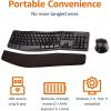 imageAmazon Basics Ergonomic Keyboard and Mouse Combo Wireless RightHanded 24 GHz USB PC Laptop Black