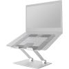 imageAmazon Basics Ergonomic and Foldable Laptop Stand for Desk Adjustable Riser Fits all Laptops and Notebooks up to 173 Inch 10 x 87 x 6 in Silver