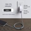 imageAmazon Basics Fast Charging USBA to Lightning Nylon Braided Charger Cable MFi Certified for Apple iPhone and iPad Durable 3 Foot Dark GrayDark Gray