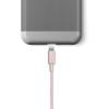 imageAmazon Basics Fast Charging USBA to Lightning Nylon Braided Charger Cable MFi Certified for Apple iPhone and iPad Durable 3 Foot Dark GrayRose Gold