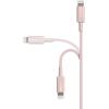 imageAmazon Basics Fast Charging USBA to Lightning Nylon Braided Charger Cable MFi Certified for Apple iPhone and iPad Durable 3 Foot Dark GrayRose Gold