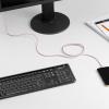 imageAmazon Basics Fast Charging USBA to Lightning Nylon Braided Charger Cable MFi Certified for Apple iPhone and iPad Durable 3 Foot Dark GrayRose Gold