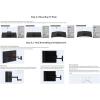 imageAmazon Basics Full Motion Articulating TV Wall Mount with Swivel and Tilt for 26quot to 55quot TVs and Flat Panels up to 80 Lbs VESA Compatible Black12 to 40
