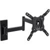 imageAmazon Basics Full Motion Articulating TV Wall Mount with Swivel and Tilt for 26quot to 55quot TVs and Flat Panels up to 80 Lbs VESA Compatible Black12 to 40