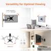 imageAmazon Basics Full Motion Articulating TV Wall Mount with Swivel and Tilt for 26quot to 55quot TVs and Flat Panels up to 80 Lbs VESA Compatible Black12 to 40