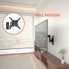 imageAmazon Basics Full Motion Articulating TV Wall Mount with Swivel and Tilt for 26quot to 55quot TVs and Flat Panels up to 80 Lbs VESA Compatible Black12 to 40
