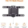 imageAmazon Basics Full Motion Articulating TV Wall Mount with Swivel and Tilt for 26quot to 55quot TVs and Flat Panels up to 80 Lbs VESA Compatible Black12 to 40