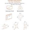 imageAmazon Basics Full Motion Articulating TV Wall Mount with Swivel and Tilt for 26quot to 55quot TVs and Flat Panels up to 80 Lbs VESA Compatible Black12 to 40