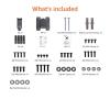 imageAmazon Basics Full Motion Articulating TV Wall Mount with Swivel and Tilt for 26quot to 55quot TVs and Flat Panels up to 80 Lbs VESA Compatible Black12 to 40