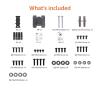 imageAmazon Basics Full Motion Articulating TV Wall Mount with Swivel and Tilt for 26quot to 55quot TVs and Flat Panels up to 80 Lbs VESA Compatible Black12 to 40