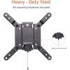 imageAmazon Basics Full Motion Articulating TV Wall Mount with Swivel and Tilt for 26quot to 55quot TVs and Flat Panels up to 80 Lbs VESA Compatible Black12 to 40