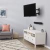 imageAmazon Basics Full Motion Articulating TV Wall Mount with Swivel and Tilt for 26quot to 55quot TVs and Flat Panels up to 80 Lbs VESA Compatible Black26 to 55