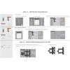 imageAmazon Basics Full Motion Articulating TV Wall Mount with Swivel and Tilt for 26quot to 55quot TVs and Flat Panels up to 80 Lbs VESA Compatible Black26 to 55