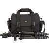 imageAmazon Basics Large DSLR Gadget Bag Black with Orange Interior SolidLarge