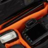 imageAmazon Basics Large DSLR Gadget Bag Black with Orange Interior SolidLarge