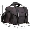 imageAmazon Basics Large DSLR Gadget Bag Black with Orange Interior SolidLarge