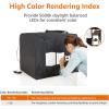 imageAmazon Basics Portable Foldable Photo Studio Box with LED Light 1 Count Pack of 1 Black 25 x 30 x 25 Inches1 Count Pack of 1
