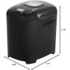 imageAmazon Basics Programmable Bread Maker 2 Pound NonStick Automatic Bread Making Machine With 14 Settings for Breads Doughs GlutenFree Options and More LCD Display WhiteBlack