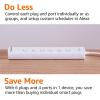 imageAmazon Basics Rectangle Smart Plug Power Strip with 6 Individually Controlled Outlets and 3 USB Ports 2 USBA and 1 USBC Works with Alexa Only 24 GHz WiFi No Hub Required White6 Individually Controlled Outlets and 3 USB Ports