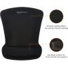 imageAmazon Basics Rectangular Gel Computer Mouse Pad with Wrist Support Rest Small Pack of 20 Black