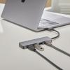 imageAmazon Basics USB 3231 Gen 2 Hub Dock 10Gbps USBC to 1xUSBC  3xUSBA Works with WindowsMac Silver Black