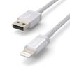 imageAmazon Basics USBA to Lightning Charger Cable Nylon Braided Cord MFi Certified Charger for Apple iPhone 14 13 12 11 X Xs Pro Pro Max Plus iPad 3 Foot SilverSilver