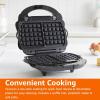 imageAmazon Basics Waffle Sandwich Maker and Grill 3in1 Black 700WBlack